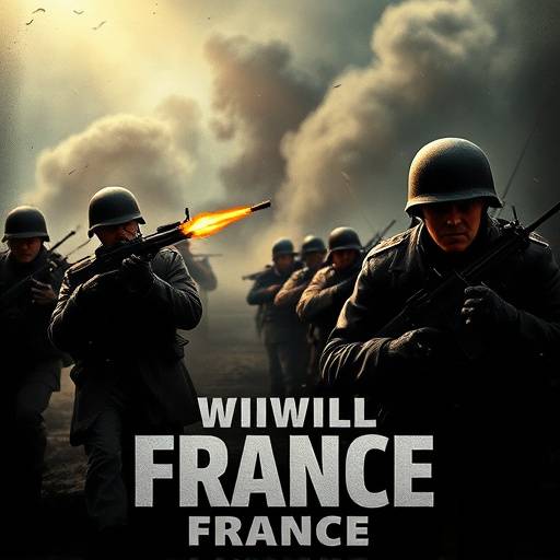 Affiche de la série 'Échos du Passé' : Un drame historique intense situé pendant la Seconde Guerre Mondiale en France.