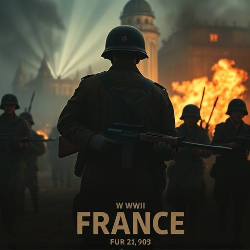Affiche de la série 'Échos du Passé' : Un drame historique intense situé pendant la Seconde Guerre Mondiale en France.
